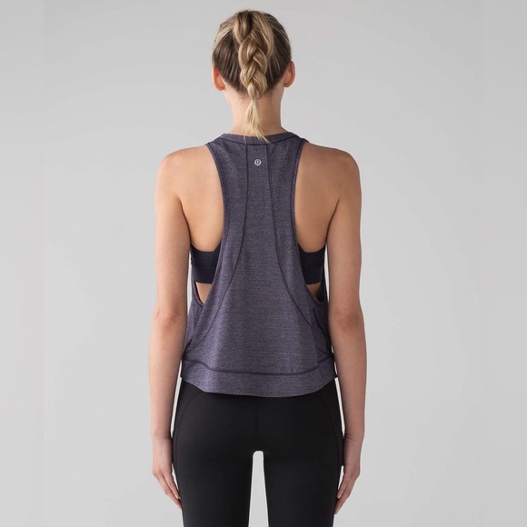 lululemon athletica Tops - Lululemon Pace Perfect Tank Running Cropped Workout Gym Yoga Fitness Activewear